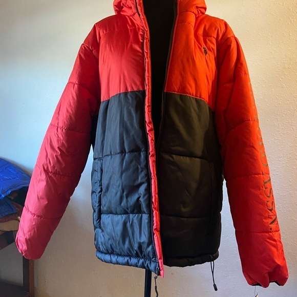 Nwt mens U.S. POLO ASSN. Color-Block Padded Puffer A13 - Picture 2 of 7